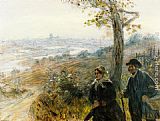 Jean Francois Raffaelli Famous Paintings - Peasants Going to Town
